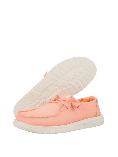 WENDY CANVAS W Mokasyny pł&oacute;cienne r&oacute;żowy - Buty damskie