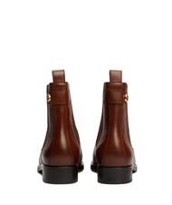 TOMMY HILFIGER STUD LOW CHELSEA Sk&oacute;rzane botki za kostkę koniakowy brąz - Buty damskie - 3