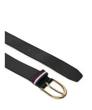 TOMMY HILFIGER CORPORATE Pasek sk&oacute;rzany czarny - Paski - 2