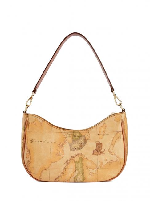 GEO CLASSIC Torba na ramię z paskiem na ramię NATURALNY - Torby damskie