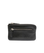 JOHN RICHMOND EMBOSSED LOGO Etui na klucze sk&oacute;rzane 2 k&oacute;łka - Brelok