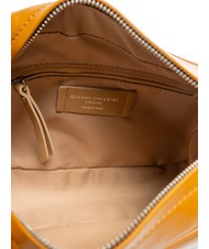 GIANNI CHIARINI LOGO PRINT Gładka sk&oacute;rzana torba na aparat fotograficzny dębnik - Torby damskie - 5