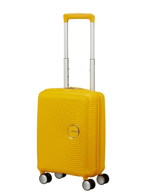 SOUNDBOX MINI Bardzo mały bagaż podręczny złoty ż&oacute;łty - Bagaż podręczny