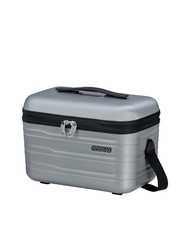 AMERICAN TOURISTER FLASHLINE Twarda kosmetyczka z paskiem na ramię niebo srebrne - Kosmetyczka - 2