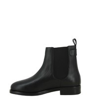 TOMMY HILFIGER STUD LOW CHELSEA Sk&oacute;rzane botki za kostkę CZARNY - Buty damskie - 3