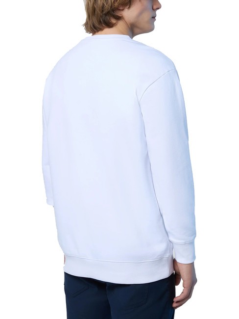BASIC Bluza bawełniana z napisem logo biały - Bluzy męskie