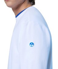 NORTH SAILS BASIC Bluza bawełniana z napisem logo biały - Bluzy męskie - 5