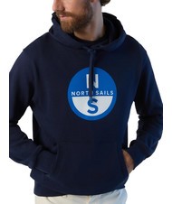 NORTH SAILS BASIC Bluza z kapturem z nadrukiem logo granatowy - Bluzy męskie - 3