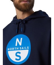 NORTH SAILS BASIC Bluza z kapturem z nadrukiem logo granatowy - Bluzy męskie - 4