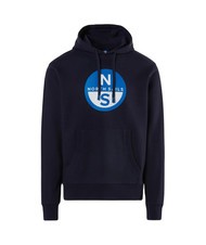 NORTH SAILS BASIC Bluza z kapturem z nadrukiem logo granatowy - Bluzy męskie - 5