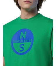 NORTH SAILS BASIC Koszulka bawełniana z nadrukowanym logo zielona pszczoła - Koszulki męskie - 3