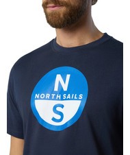 NORTH SAILS BASIC Koszulka bawełniana z nadrukowanym logo granatowy - Koszulki męskie - 3