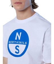 NORTH SAILS BASIC Koszulka bawełniana z nadrukowanym logo biały - Koszulki męskie - 3