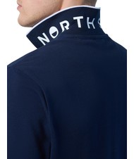 NORTH SAILS COLLAR STRIPED Koszulka polo bawełniana z kr&oacute;tkim rękawem granatowy - Polo męskie - 4