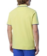 NORTH SAILS COLLAR STRIPED Koszulka polo bawełniana z kr&oacute;tkim rękawem światło wapienne - Polo męskie - 2