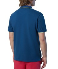 NORTH SAILS COLLAR STRIPED Koszulka polo bawełniana z kr&oacute;tkim rękawem ciemny denim - Polo męskie - 2