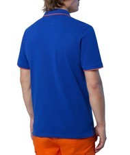 NORTH SAILS COLLAR STRIPED Koszulka polo bawełniana z kr&oacute;tkim rękawem surfować w kolorze niebieskim - Polo męskie - 2