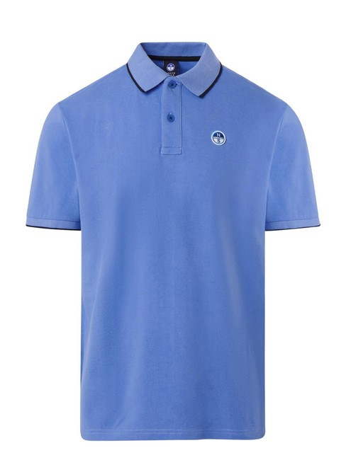 COLLAR STRIPED Koszulka polo bawełniana z kr&oacute;tkim rękawem klin - Polo męskie