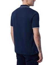 NORTH SAILS COLLAR STRIPED Koszulka polo bawełniana z kr&oacute;tkim rękawem granatowy - Polo męskie - 2