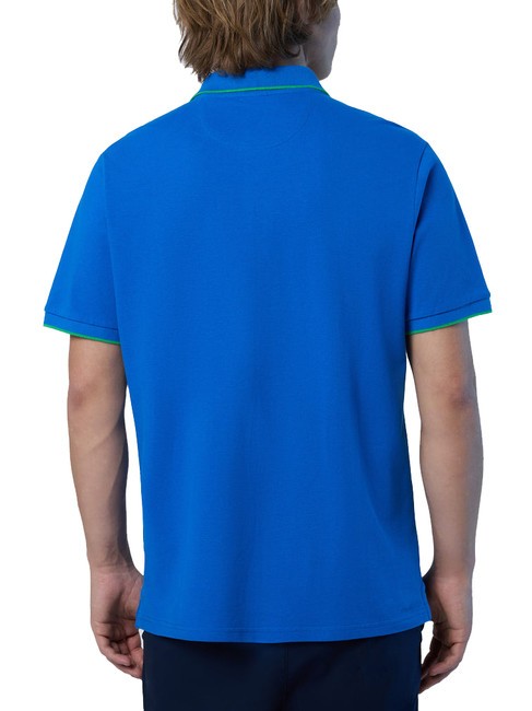 COLLAR STRIPED Koszulka polo bawełniana z kr&oacute;tkim rękawem kr&oacute;lewski - Polo męskie