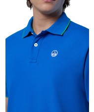 NORTH SAILS COLLAR STRIPED Koszulka polo bawełniana z kr&oacute;tkim rękawem kr&oacute;lewski - Polo męskie - 4