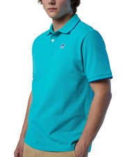 NORTH SAILS COLLAR STRIPED Koszulka polo bawełniana z kr&oacute;tkim rękawem ceramiczny - Polo męskie - 3