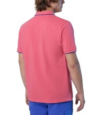 NORTH SAILS COLLAR STRIPED Koszulka polo bawełniana z kr&oacute;tkim rękawem koralowiec kalipso - Polo męskie - 2