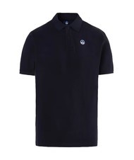 NORTH SAILS BASIC Koszulka polo bawełniana z kr&oacute;tkim rękawem granatowy - Polo męskie - 4