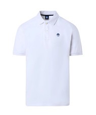 NORTH SAILS BASIC Koszulka polo bawełniana z kr&oacute;tkim rękawem biały - Polo męskie - 4
