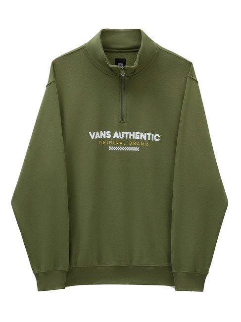 VANS SPORT Bluza z wysokim kołnierzem oliwin - Bluzy męskie