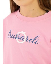 TRUSSARDI FLESHI Bluza i spodnie dresowe bekonia r&oacute;żowa - Dresy dziecięce - 3