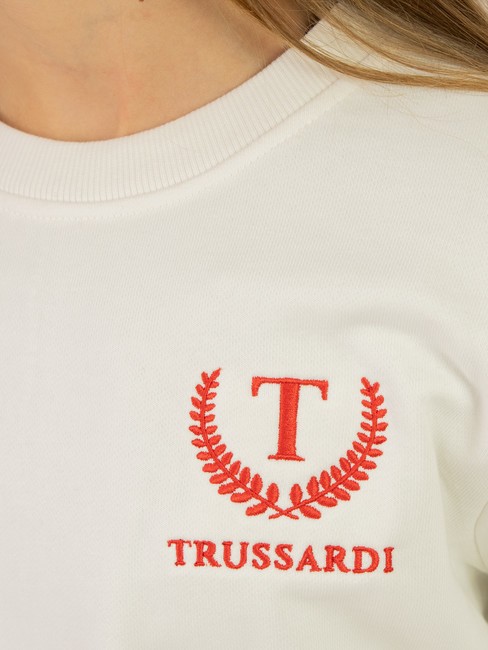 STRAUB KIDS Bluza i spodnie dresowe ecru/czerwony - Dresy dziecięce