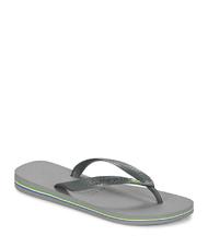HAVAIANAS  Klapki z logo Brazylii stalowy/szary - Buty uniseks - 2