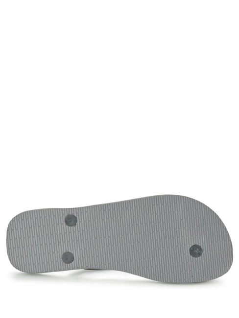  Klapki z logo Brazylii stalowy/szary - Buty uniseks