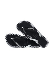 HAVAIANAS TOP CHECKMATE Klapki SZARY LODOWY - Buty uniseks - 4