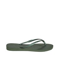 HAVAIANAS SLIM Klapki oliwkowo-zielony - Buty damskie - 2