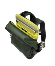 PIQUADRO CORNER SPECIALE GOMMATO  Plecak na laptopa 14" ZIELONY - Plecaki na laptopa do pracy - 5