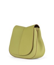 GIANNI CHIARINI HELENA ROUND Torba sk&oacute;rzana z podw&oacute;jnym paskiem na ramię - Torby damskie