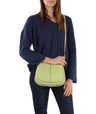 GIANNI CHIARINI HELENA ROUND Torba sk&oacute;rzana z podw&oacute;jnym paskiem na ramię niedojrzały - Torby damskie - 5