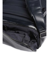 PIQUADRO BLUE SQUARE  Plecak sk&oacute;rzany na laptopa 15,6" niebieski - Plecaki na laptopa do pracy - 4