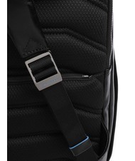 PIQUADRO BLUE SQUARE Plecak sk&oacute;rzany, uchwyt na laptopa 14" Czarny - Plecaki na laptopa do pracy - 3