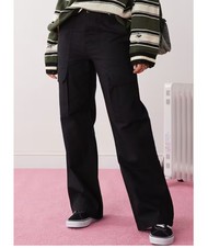 VANS ARROYO WIDE LEG Spodnie cargo z szerokimi nogawkami czarny - Spodnie damskie - 4