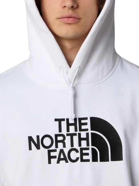 DREW PEAK Bluza z kapturem tnf biały/tnf czarny - Bluzy męskie