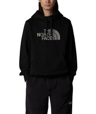 THE NORTH FACE DREW PEAK Bluza z kapturem czarny tnf - Bluzy męskie - 7