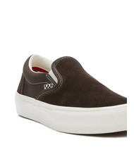 VANS SKATE SLIP-ON Trampki do jazdy na deskorolce czekoladowy brąz - Buty męskie - 5