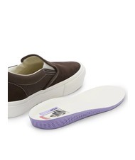 VANS SKATE SLIP-ON Trampki do jazdy na deskorolce czekoladowy brąz - Buty męskie - 7