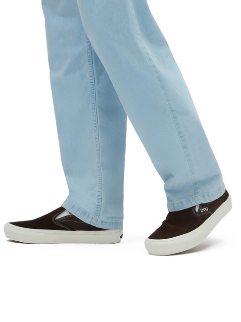 SKATE SLIP-ON Trampki do jazdy na deskorolce czekoladowy brąz - Buty męskie