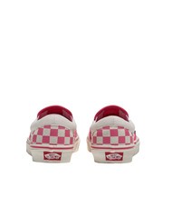 VANS CLASSIC SLIP-ON  Buty pł&oacute;cienne r&oacute;żowy/prawdziwa biel - Buty uniseks - 3