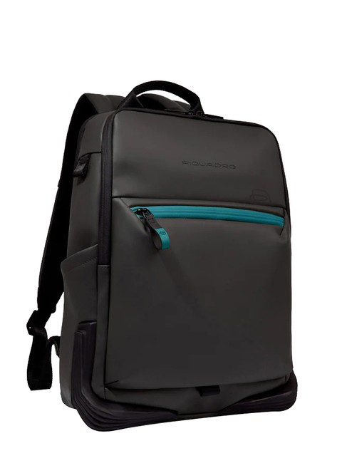 CORNER SPECIALE GOMMATO  Plecak na laptopa 14" Czarny - Plecaki na laptopa do pracy