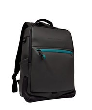 PIQUADRO CORNER SPECIALE GOMMATO  Plecak na laptopa 14" Czarny - Plecaki na laptopa do pracy - 2